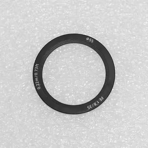 95% New front name ring repair parts for Sony FE 35mm F1.8 SEL35F18F Lens （Φ55mm）
