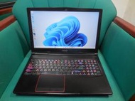 MSI GE63 7RD i5-7300H 8G/256G SSD GTX1050Ti 4G獨顯 15.6吋 多彩背光鍵