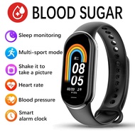 Smartwatch Olahraga ตรวจจับน้ำตาลในเลือดของผู้หญิงใหม่2023นาฬิกาวัดอัตราการเต้นของหัวใจเครื่องวัดการนอนหลับความดันโลหิต Forsdhf