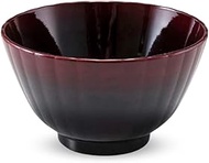 J-kitchens 6-188-12 Miso Soup, Rice Bowl, Soup Bowl, Boiled Bowl, φ5.2 inches (133 mm), Flowers, Fav