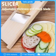 Potato Slicer Vegetable Cutter Wooden Chopper Carrot Cabbage Cucumber Slicer Machine Chips Grater