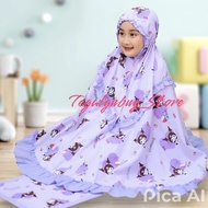 Mukena Anak Perempuan Karakter Kuromi-Labubu 1 2 3 4 5 6 7 8 Tahun