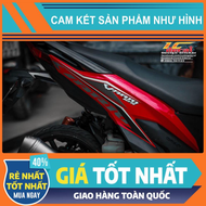 TEM RỜI mẫu sọc đen xám cho Vario đỏ - 125 ( đổi 150 vui lòng nhắn shop )