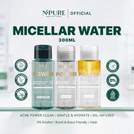 MICELLAR ALL VARIANTS - NPURE Acne Power Clear Micellar Water 300ML Micellar/ No Alcohol SLS Free/ [