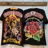 Guns N' Roses Joker Bootleg T-shirt (microfiber T-shirt) Outdoor T-shirt Band/cartoon Shirt (ready Stock)