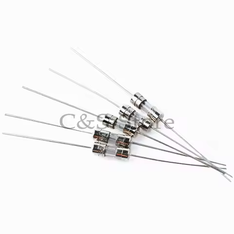 10pcs 3.6*10 Fast-blow Glass Tube Fuse Fast Break With pin 3.6x10mm 0.5A 1A 1.5A 2A 3A 3.15A 4A 5A 6