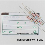 (10 PCS) 2WATT 2K2 RESISTOR 2 WATT 2K2 RESISTOR 2W 2K2 RESISTOR 2WATT 2.2K RESISTOR 2W 2.2K RESISTOR