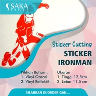 Sticker Cutting Ironman / Sticker Cutting Iron Man Reflective / Oracal