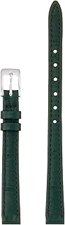 CP-G9 Mimosa Watch Band, P Type Embossed Crocodile (Cow Leather Embossed/Bamboo Marks), 0.3 inches (