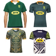2023 South Africa Rugby Jersey Home polo Training suit South Africa CRICKET shirt 100th Anniversary