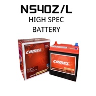 (Installation Included) Car Battery Bateri Kereta NS40 60B19L Camel Plus | PERODUA Myvi Axia Alza Be
