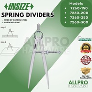 INSIZE SPRING DIVIDER 150/200/250/300MM  7260-150 7260-200 7260-250 7260-300