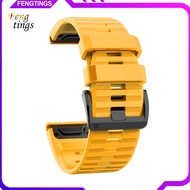 [Ft] for Garmin Fenix 6 5 Silicone Wrist Strap Flexible