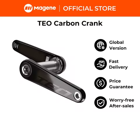 Magene TEO Carbon Crank 29mm Spindle 44.25mm Chainline 148mm Q-factor