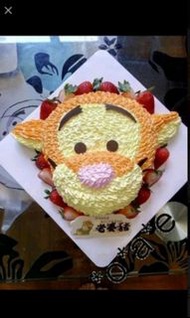Co Cake - 3D立體蛋糕 吱花 Winne The Pooh 跳跳虎 Q板 蛋糕 生日蛋糕 80 歡迎來圖訂做