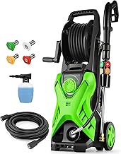 Electric Pressure Washer, 2.8 GPM High Power Washer Adjustable Pressure 2500PSI-5000PSI with 33FT Ex