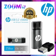 HP X5600C USB 3.2 FLASH DRIVERS PENDRIVE 32GB 64GB 128GB (WITH TYPE-C ADAPTER)