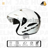 Helm BMC Fuji White Glossy (Double Visor)