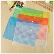 A4 Transparent File Holder Button File Bag Office Supplies
