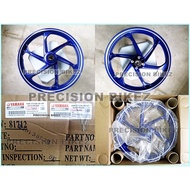 Original HLY 100% Sport Rim Yamaha Y125ZR PNP Y15ZR BLACK SILVER BLUE ( WHITE LINE ) Made in Thailand