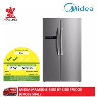 Midea Side by Side Fridge Gross 515L MRM584S - FREE MIDEA KETTLE