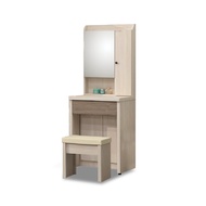 [特價]ASSARI-海勒2尺化妝桌椅組(寬61x深46x高162cm)