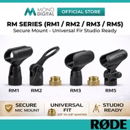 RODE RM1 / RM2 / RM3 / RM5 Microphone Clip & Stand Mount Holder with 3/8 to 5/8 Adapter