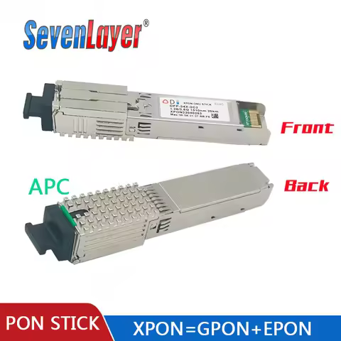 PON STICK XPON SFP ONU Stick EPON GPON With MAC PPPoE IPoE HGU SC Connector pon module 1490/1330nm 1