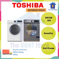 (Delivery by Seller Own Fleet) Toshiba Venting Dryer 7kg TD-H80SEM (White/Silver)