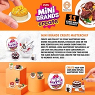 Mini Brands MasterChef Series 2 Surprise Ball By Zuru 5 Mini Collectibles Rare Scented Dishes UV Res