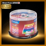 Verbatim  BD-RE 25GB Rewritable Blu-ray Disc 50pcs Printable VBE130NP50SV1