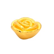 Eternal Rose Charm in 999 Gold