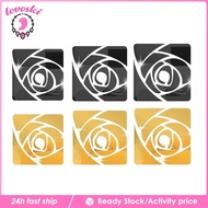 [Lovoski] DIY Rose Pattern Acrylic Mirror Wall Sticker for