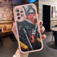 เคสมือถือ Hontinga สำหรับ Samsung Galaxy A52 A53 A52S 5G A72 A71 A73 5G 4G เคสน่ารักลายการ์ตูน Gundam ซิลิโคนนิ่มหนังเคสป้องกันกล้องคลุมทั้งหมดฝาครอบด้านหลังกันกระแทกเคสนิ่มสำหรับเด็กผู้หญิง