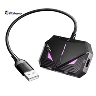 AX160 for X360 XSS XSX N-Switch Converter Keyboard and Mouse 3.5mm Headphone Support APP
