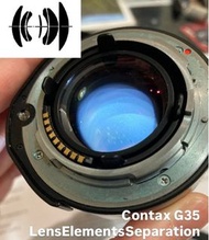 Repair Cost Checking For Carl Zeiss Planar T* 35mm F/2 / Contax G35 (1996) Lens Cleaning, Aperture R