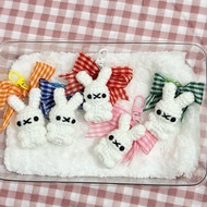 Rabbit Bow Keychain Crochet