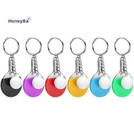 honeybee1  Key Chain Table Tennis Keychain Racquet Keyring Table Tennis Racket Key Ring Bag Pendant 