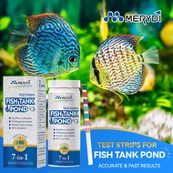 7 In 1 Aquarium Test Strips, Fish Tank Test Kit,Freshwater Saltwater Aquarium Water