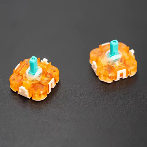 2pcs K-Silver JS20 TMR Hot Swap Joystick for Mechanic G5Pro V2/G6Pro Game Controller TMR Joystick Mu