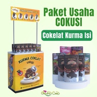 Paket Usaha Snack Cokelat Kurma Isian Premium Cokusi Makanan Kekinian
