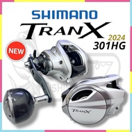 2024 SHIMANO TRANX 301HG LEFT BAITCASTING REEL TRAN-X FISHING REEL