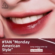 3CE Long-Lasting Lip Glaze Flagship Mirror Shine Lipstick Resistant to Fading Korean Makeup Beauty T