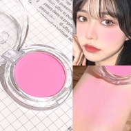 Monochrome powder blush transparent mirror soft waterproof blush powder natural pigment powder blush