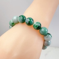 飄綠花翡翠手珠手鍊 | 天然緬甸玉A貨翡翠 |  送禮