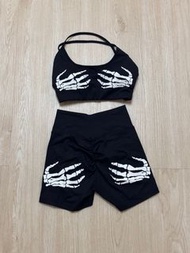 運動套裝 健身 shorts and bra top set 泳衣