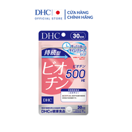 Thực phẩm bảo vệ sức khỏe DHC Sustained Release Biotin (30 ngày) - Dạng viên uống hỗ trợ bổ sung Bio