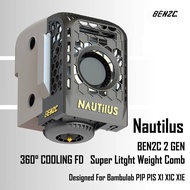 Fan Duct 360° Flow for Bambu P1S X1C BEN2C Bambu Lab Fan Duct 360° Flow Cooling Customised for P1 X1