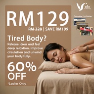 Back Pain? 60min Massage SPA voucher | KL Selangor JB Penang 15 Outlets | Book Now  (Was RM328)