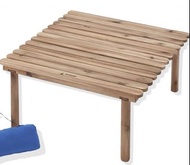 CAPTAIN STAG實木蛋捲桌戶外露營便攜折疊桌